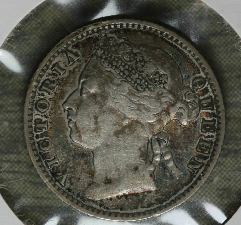 Read more about the article Nice Original 1878 Mauritius 20 Cents Silver Coin!