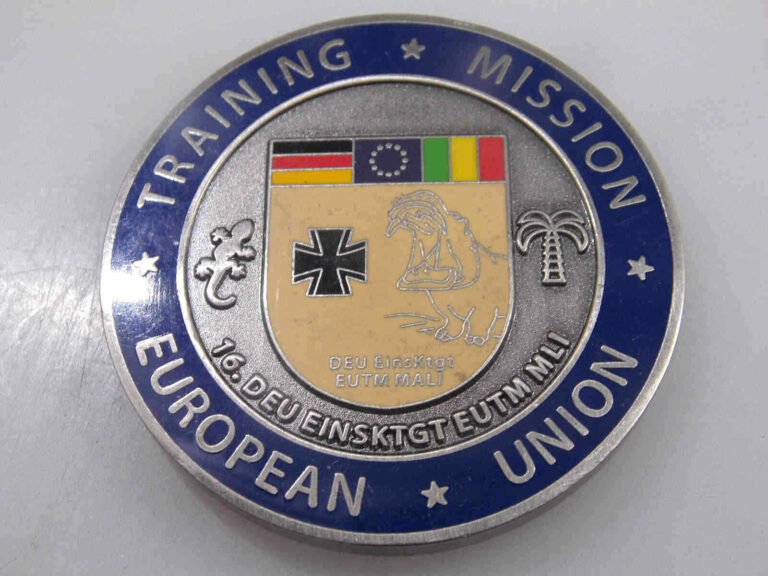 Read more about the article 16 DEU EINSKTGT EUTM MLI MALI CHALLENGE COIN