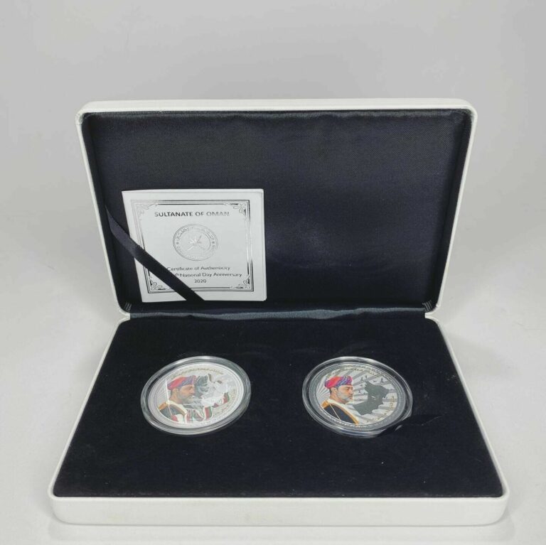 Read more about the article 2020 NEW OMAN 50th NATIONAL DAY SULTAN HAITHAM BIN TARIK SILVER COIN RARE SET