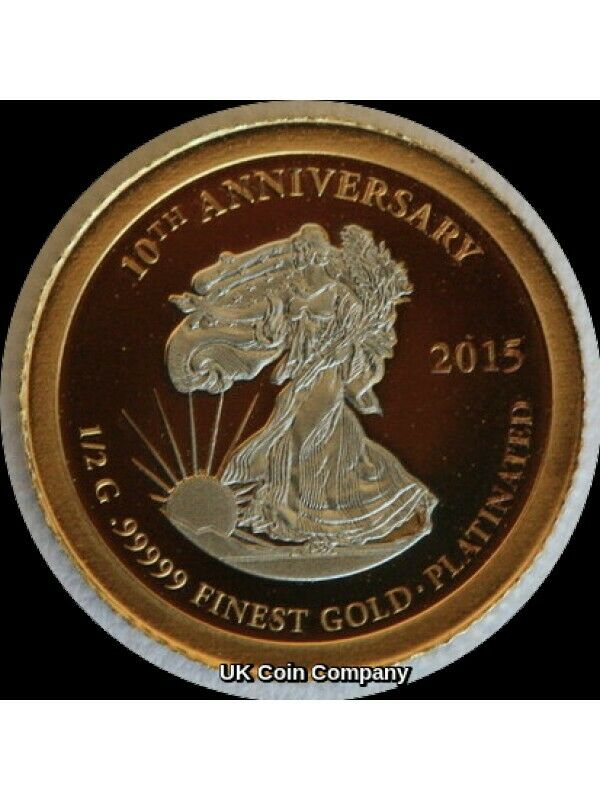 Read more about the article 2015 Gabon Liberty 1/2 Gram Gold Proof Like Coin