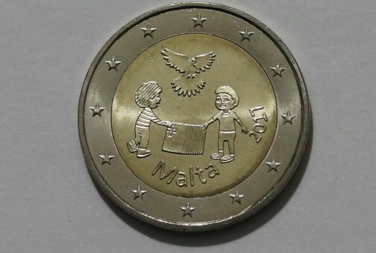 Read more about the article MALTA 2 Euro Commemorative Coin Malta 2017 Peace B41 WO3