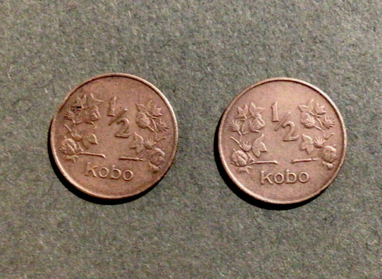 Read more about the article “ BEST DEALS ON E-BAY” (2) 1973 FEDERAL REPUBLIC OF NIGERIA 1/2 KOBO COINS