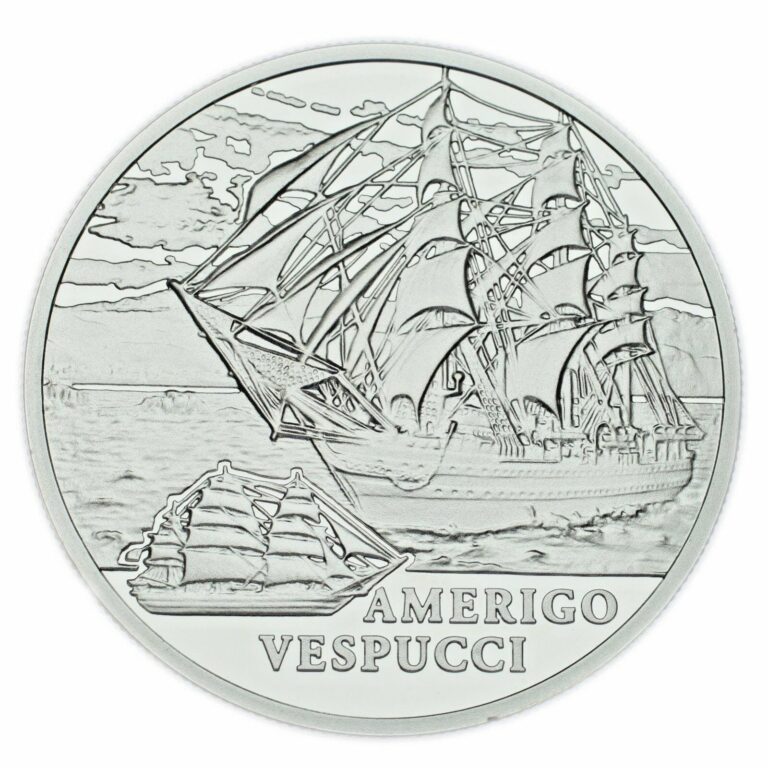 Read more about the article 2010 Belarus 20 Rubles Coin The Amerigo Vespucci (Proof) KM# 272