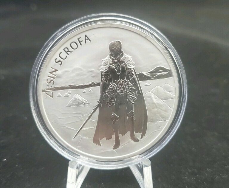 Read more about the article 2019 South Korea Zi:Sin Scrofa 1 oz .999 Silver Medal (in air-tite capsule)