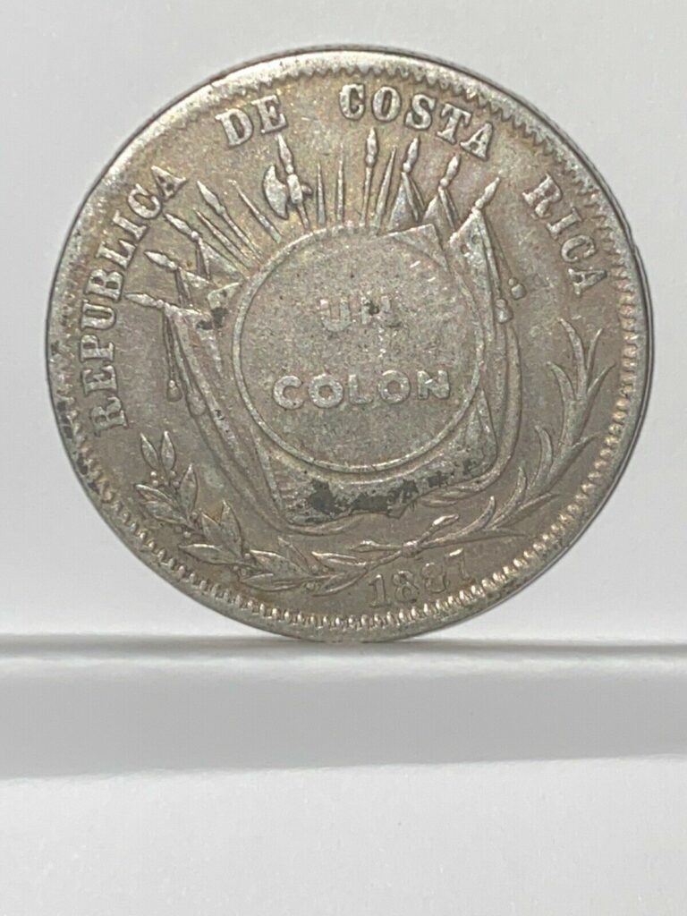 Read more about the article 1887 GW Costa Rica Un Colon KM# 163