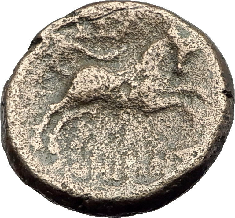 Read more about the article THESSALONICA in Macedonia 1stCenBC Authentic Ancient Greek Coin ZEUS BULL i63803