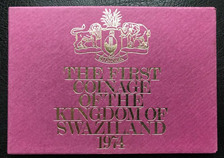 Read more about the article Swaziland 1974 Proof 7 Coin Collection Set: 1 cent – 1 Lilangeni ~ Royal Mint