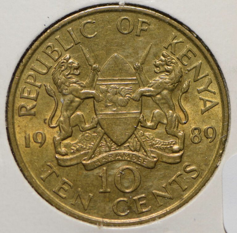 Read more about the article Kenya 1989 10 Cents  901118 combine shipping