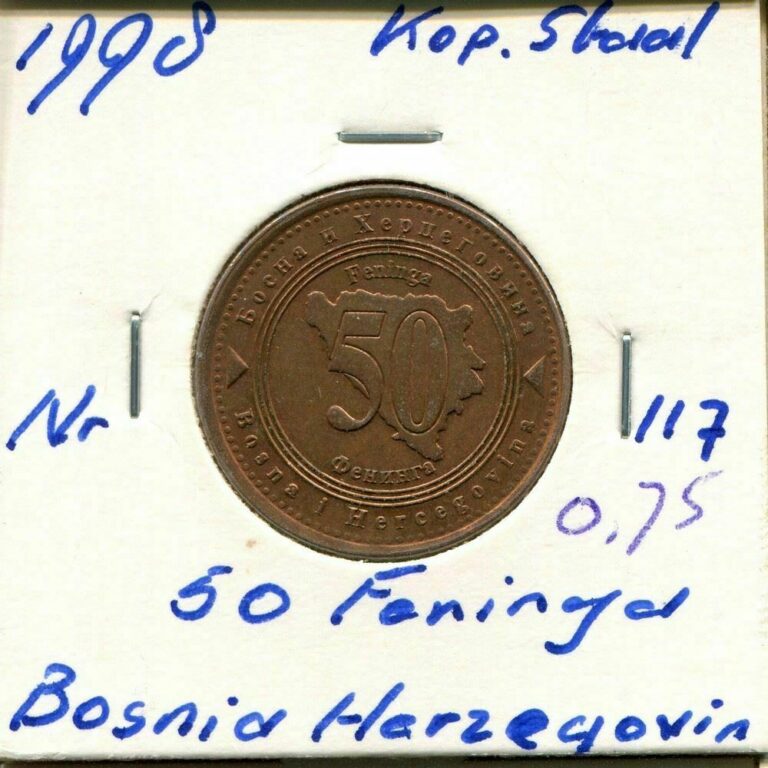 Read more about the article 50 FENIBGA 1998 BOSNIA AND HERZEGOVINA Coin #AR427.U