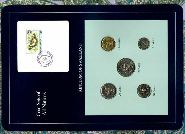 Read more about the article Coin Sets of All Nations Swaziland 1979 – 1986 UNC 1 Lilangeni 1986