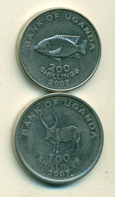 Read more about the article 2 DIFFERENT COINS from UGANDA – 100 SHILLING and 200 SHILLING (BOTH DATING 2007)