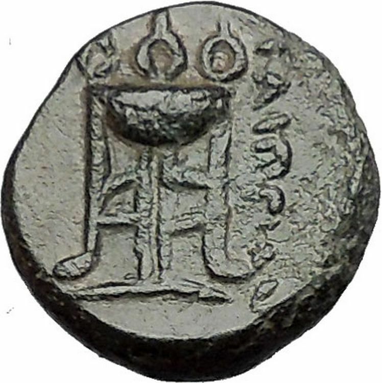 Read more about the article PHILIPPI in MACEDONIA 357BC Hercules Tripod Authentic Ancient Greek Coin i54758