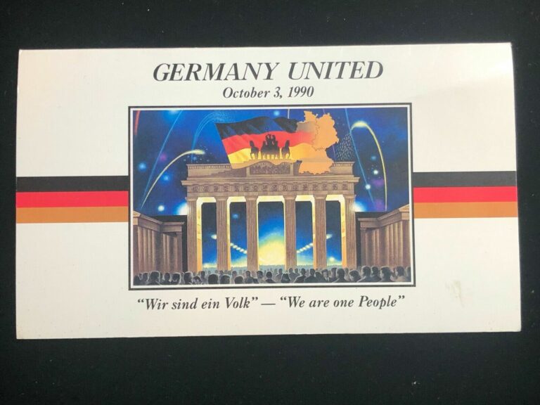 Read more about the article Germany United October 3 1990 $5 Commemorative Coin Folder Set Marshall Islands