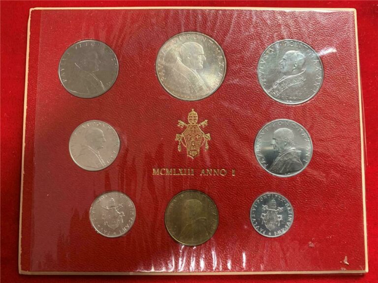 Read more about the article VATICAN CITY 1963 8-COINS MINT SET BU