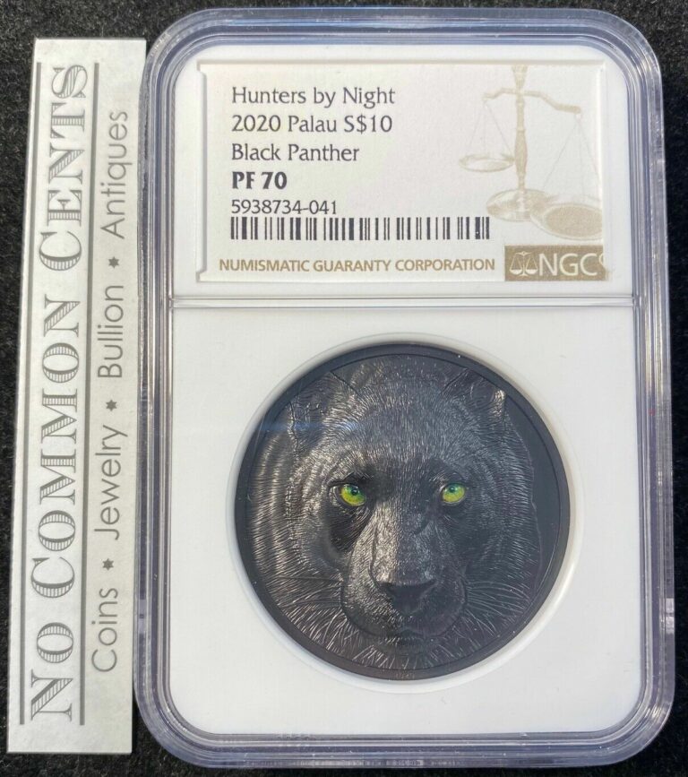 Read more about the article 2020 Palau Hunters By Night Black Panther 2 oz Silver Coin NGC PF 70 UHR