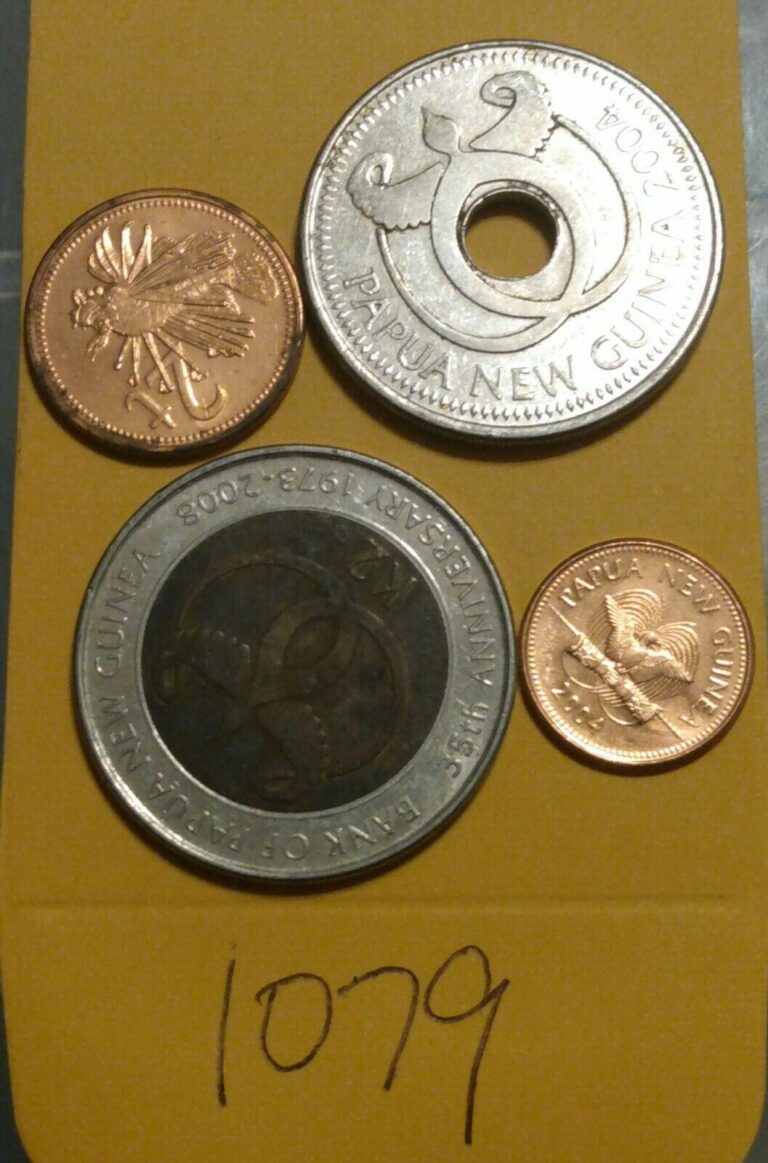 Read more about the article 🇵🇬🇵🇬(4) Coins From Papua New Guinea  🇵🇬🇵🇬