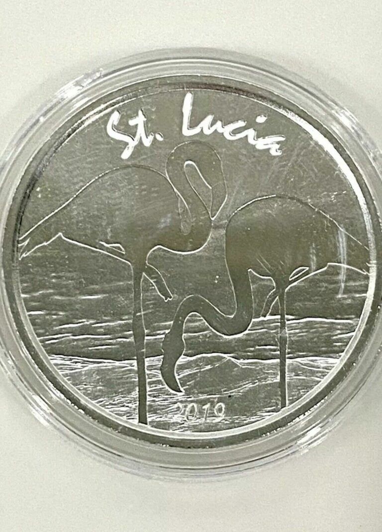 Read more about the article 2019 St. Lucia Flamingo 1oz .999 Silver Coin MAKE OFFER!