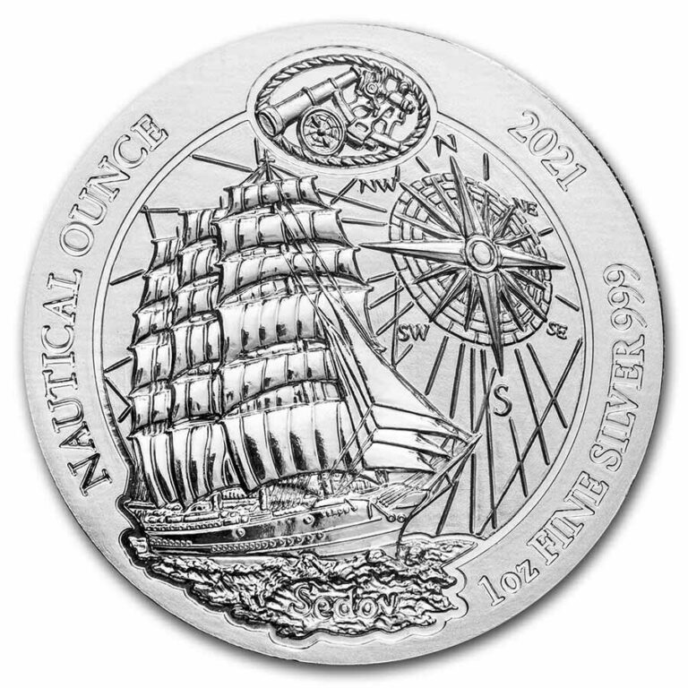 Read more about the article 2021 Rwanda 1 oz Silver Nautical Ounce Sedov BU