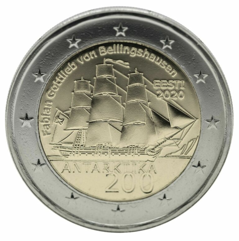 Read more about the article Estonia 2 euro coin 2020 “Antarctica” UNC