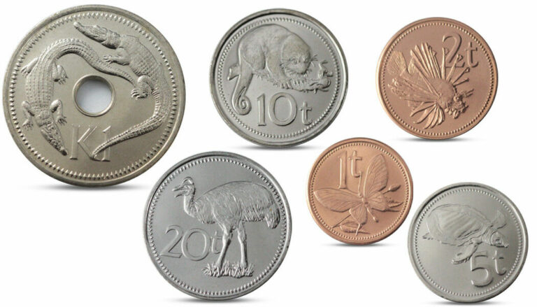 Read more about the article PAPUA NEW GUINEA 6 COINS SET ANIMALS FAUNA 1996 – 2006 UNC