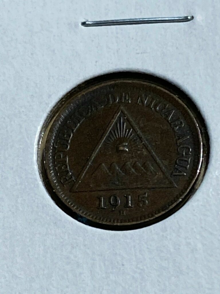 Read more about the article 1915-H Nicaragua 1/2 Centavo!! Low Mintage!!