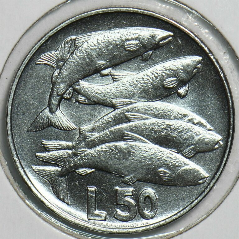 Read more about the article San Marino 1975 50 Lire Fish animal 152839 combine shipping