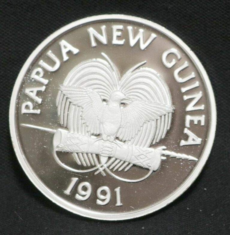 Read more about the article 1991 Papua New Guinea K 10 South Pacific Games Silver Coin Proof Collector UNC