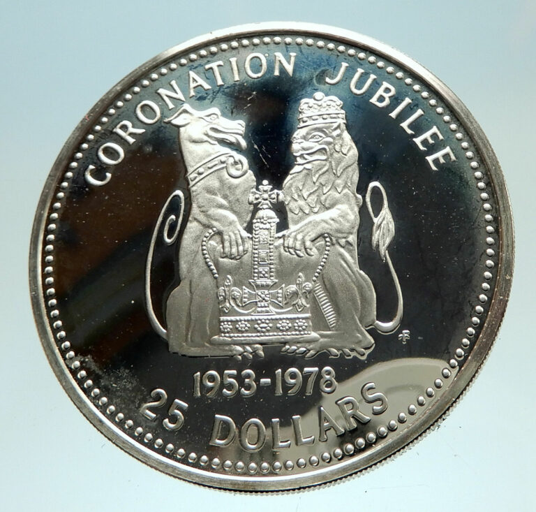 Read more about the article 1978 BELIZE UK Queen Elizabeth II Genuine Antique Proof Silver $25 Coin i76825