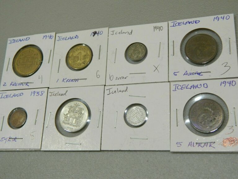 Read more about the article Iceland Coin Lot – 8 Coins