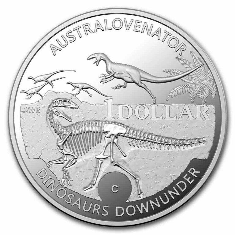 Read more about the article 2022 Australia $1 Proof Silver Dinosaurs – SKU#246095