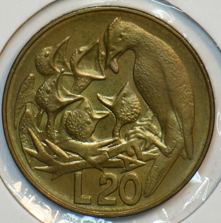 Read more about the article San Marino 1975 20 Lire Bird animal 195987 combine shipping