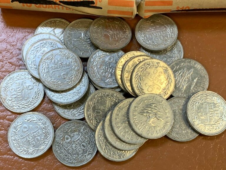 Read more about the article 1970s Lebanon 50 Piastres Coin – Cedar Tree
