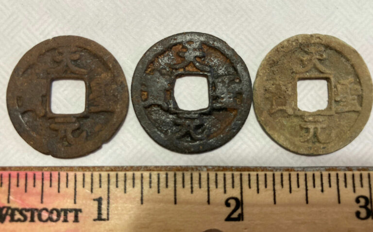 Read more about the article LOT OF 3 ANCIENT CHINESE CASH COINS EXACT COINS SHOWN