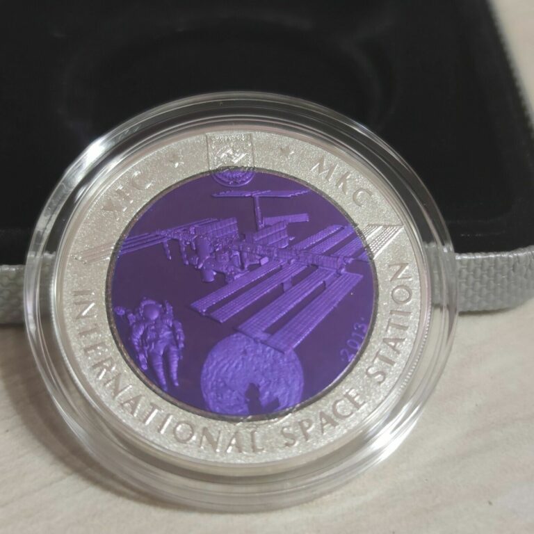 Read more about the article 2013 Kazakhstan 500 Tenge Silver Tantalum Coin “International space station”