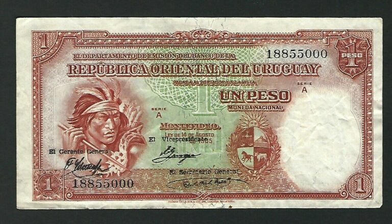 Read more about the article Uruguay   – 1935   One (1) Peso