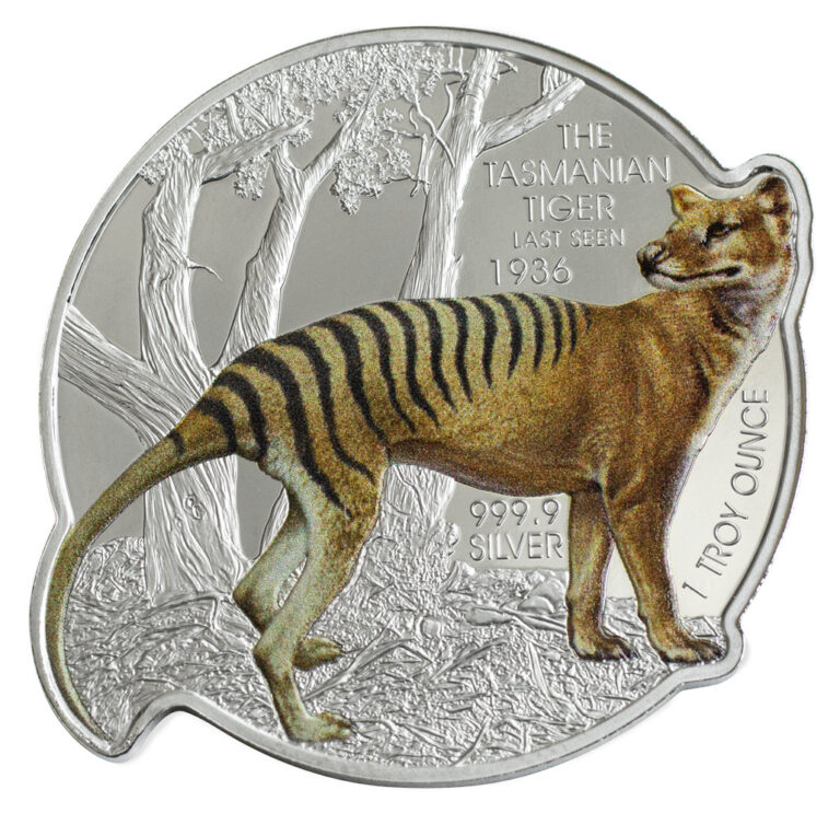 Read more about the article 2021 Solomon Islands $2 Tasmanian Tiger 1 oz Silver Coin – 2 021 Made