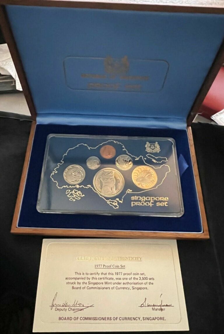 Read more about the article 1977 Singapore Proof Coin Set (Only 3500 struck)