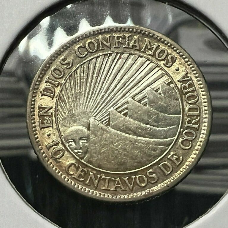 Read more about the article 1936 NICARAGUA SILVER 10 CENTAVOS HIGH GRADE COIN