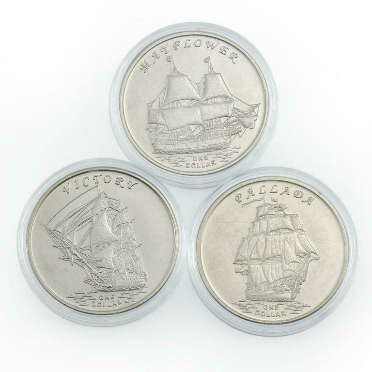 Read more about the article Gilbert Islands set of 3 coins Ships 2014