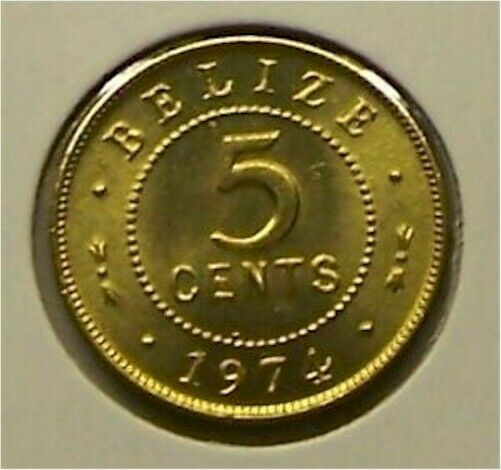 Read more about the article BELIZE  1974  5 CENTS  KM34  UNCIRCULATED COIN