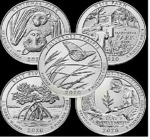 Read more about the article 2020 Weir Farm Samoa Tallgrass Grass Marsh Salt River Quarters (all 5 coins)