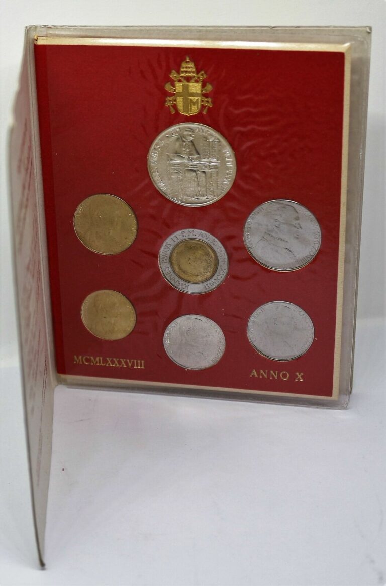 Read more about the article 1988 Vatican City Divisional Year X Coins Set FDC MF9675