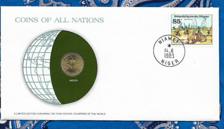 Read more about the article Coins of All Nations West African States Niger 1982 5 Francs UNC