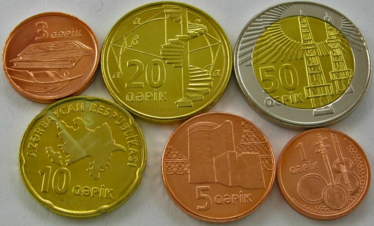 Read more about the article AZERBAIJAN 1 Qapik / 50 Qapik ND(2006-2011)  – Lot of 6 Coins – UNC *