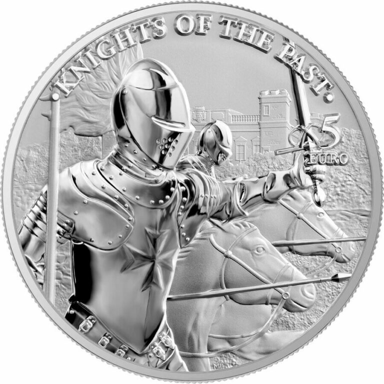 Read more about the article 2021 1 oz Germania Knights of Malta Silver Coin 5 Euro