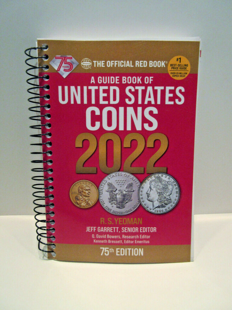 Read more about the article 2022 Red Book of United States Coins Yeoman 75th Ed. Softcover Spiral Guide Book