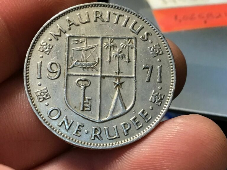 Read more about the article 1971 Mauritius 1 Ruppe  Larger Coin