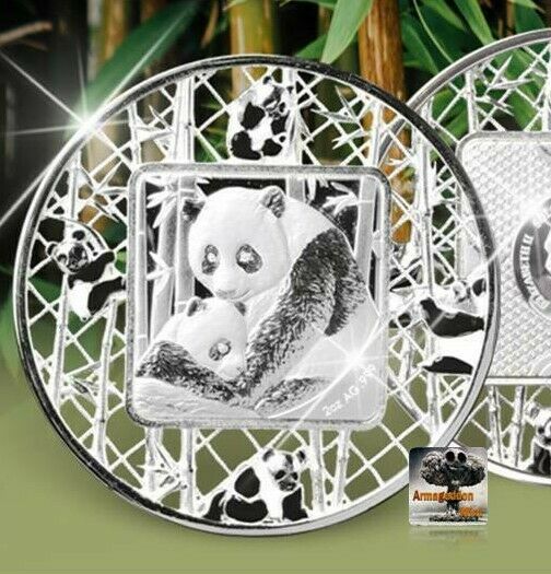 Read more about the article 2021 $5 Solomon Island 2oz 999 Silver PANDA Filigree Coin…  See-Thru-Coin