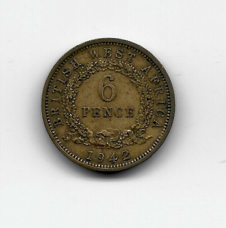 Read more about the article World Coins – British West Africa 6 Pence 1942 Coin KM# 22