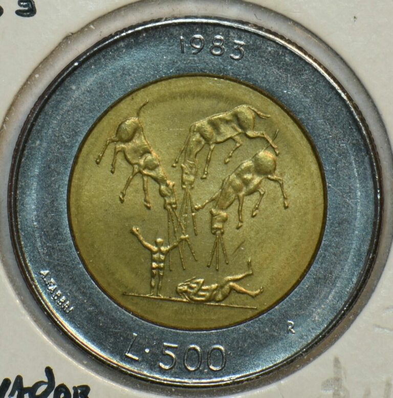 Read more about the article San Marino 1983 500 Lire Horse animal BU Threat of Nuclear War 196000 combine sh